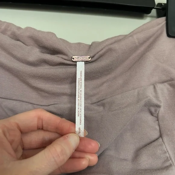 Free People Ruched Mauve Women's Mini Skirt - Picture 3 of 4